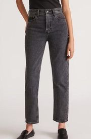 NWOT Everlane The 90’s Cheeky Jean Washed Black Organic Cotton 27 Ankle