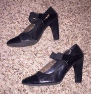 Black Azalea Simply Vera Vera Wang Mary Jane Heals Size 6.5