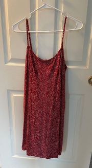 Red Slip Dress