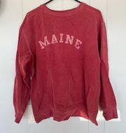 Vintage Maine Crewneck Sweatshirt