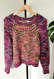 Anthropologie  Moth Hilwalk Chunky Mohair Sweater