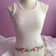 Vintage Floral Lace Camisole