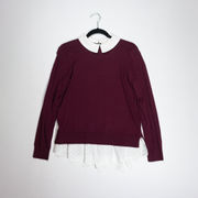 NEW Ted Baker Ohlin Mockable Collar Cotton Silk Knit Pullover Jumper Sweater 6