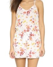 House of Harlow 1960 white floral romper