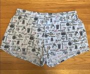 Cynthia Rowley Coffee Pajama Shorts Size Large