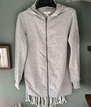 BP Sweatshirt Zip Hoodie Gray Lounge Long Sleeve Spring Casual Long Sleeve XXS