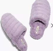 Madewell Quilted Scuff Slippers in Recycled Faux Fur