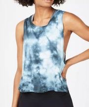 Sweaty Betty Tie Dye Swing Blue Muscle Tank Size Medium