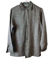 Marsh Landing Linen Button Down Shirt