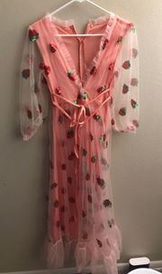 Strawberry Sequin Dress