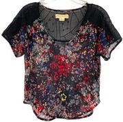 Staring At Stars Floral Lace Sheer Blouse