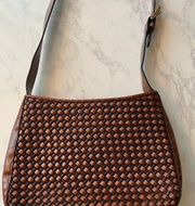 Relic Brown Leather Single Strap Shoulder Bag Midsize Purse