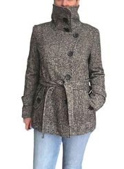 ESPRIT Outerwear Wool Tweed Pattern Gary Coat