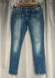 LUCKY BRAND LOLITA CAPRI BLUE JEANS SIZE 00/24