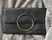 Black Gold Clutch Purse