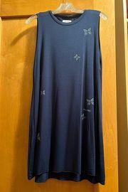 Lauren moshi butterfly dress - navy blue