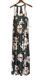 NWT Nine Britton Stitch Fix Rosa Maternity Knit Floral Maxi Dress Medium