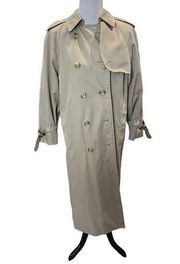 Burberry trench coat missing belt fit size large