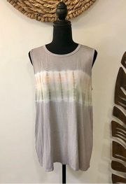 Sleeveless Tie Dye T-Shirt