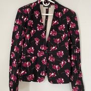 Simply Styled women’s petite extra large black floral blazer