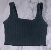 Offline/Aerie Offline Black Cropped Tank