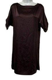 diane von furstenberg DVF giselle brown silk dress Size 0