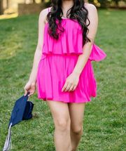 Hot Pink Romper