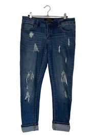 Versace 19-69 Abbigliamento Sportivo Distressed Cuffed Jeans 27