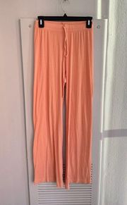 SKIMS Peach/Coral Lounge Ribbed Pants XS