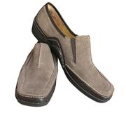 Naturalizer Nerix Slip On Loafers Brown Suede Leather Shoes Women’s Size 8.5.