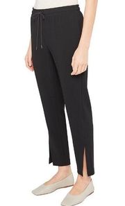 Theory Black Slit Pull-On Pants / Dressy joggers size 4