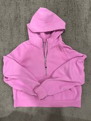 Scuba Oversized Half-Zip Hoodie