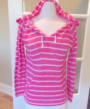 Hoodie Sonoma XS pink striped pullover XS stretch