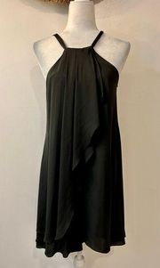 Blavk Halter Neck Dress