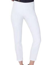 NYDJ Alina Pull On White Ankle High Rise Stretch Jeans Women's Size 8P