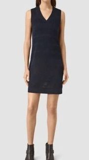 NWT ALL SAINTS Fix Mesh Dress Black Size 0