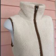 Long Cut Vest Wmns M Cozy Soft 2 Big Pockets Full Zip Ez Care