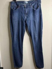 Signature by Levi Strauss Womens Blue Jeans‎ Size 14 Modern Skinny