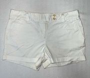 Vineyard Vines Women’s 3 inch Chino Everyday Shorts White Cream Size 8