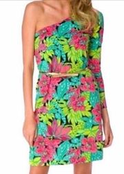 Lilly Pulitzer Whitaker Skip On It One Shoulder Dress