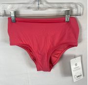 NWT Athleta Hampton High Waist Bikini Bottom Pink Size XXS