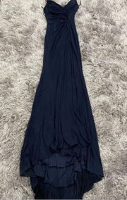 La Femme 29736 Navy Blue Gown 6