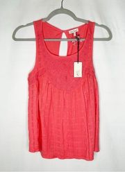 RED CAMEL Cuban Carnival Embroidered Tank Top NWT in XS