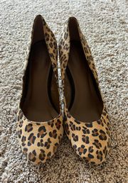 Cheetah print high heels