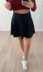 Decree Black Skater Skirt