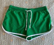 Green Athletic Shorts