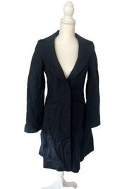 FOREVER21 Black Long Length Blazer Jacket Size Small