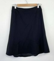 Etcetera Black Flare Pencil Skirt Women's Size 0