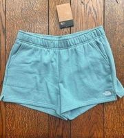 The North Face Women's Half Dome Fleece Shorts Reef Waters Blue L NWT