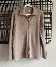 fantino cashmere collared cardigan